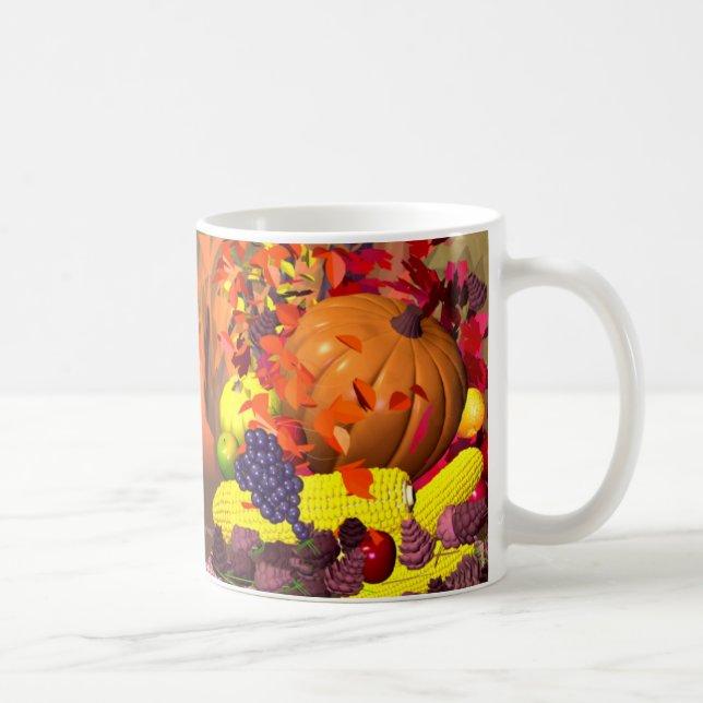 Fall Thanksgiving Harvest Mugg (Höger)