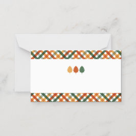 Fall Thanksgiving Inredningskort för Middag Namn Placeringskort