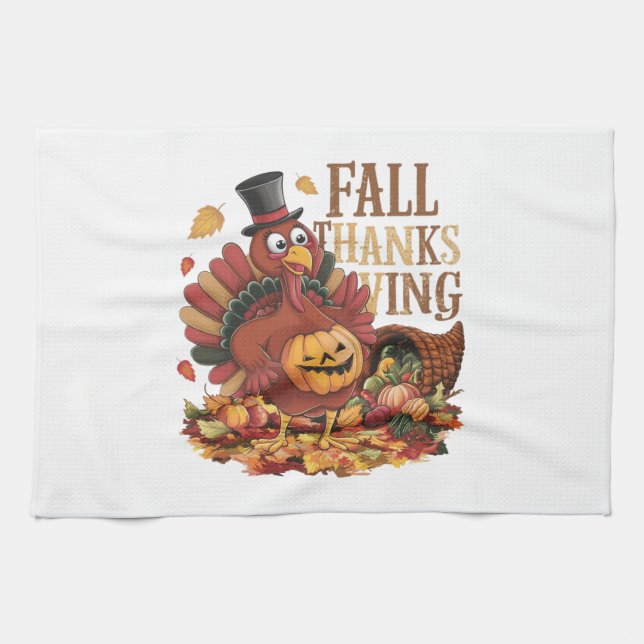 fALL-THANKSGIVING Kökshandduk (Horisontell)