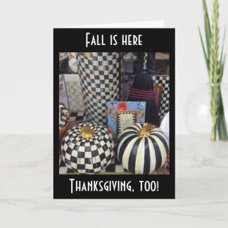 FALL/THANKSGIVING=ÖNSKEMÅL FÖR DIG HELGKORT