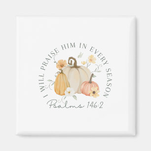 Fall Thanksgiving Pumpkin, jag ska lovorda honom i Magnet