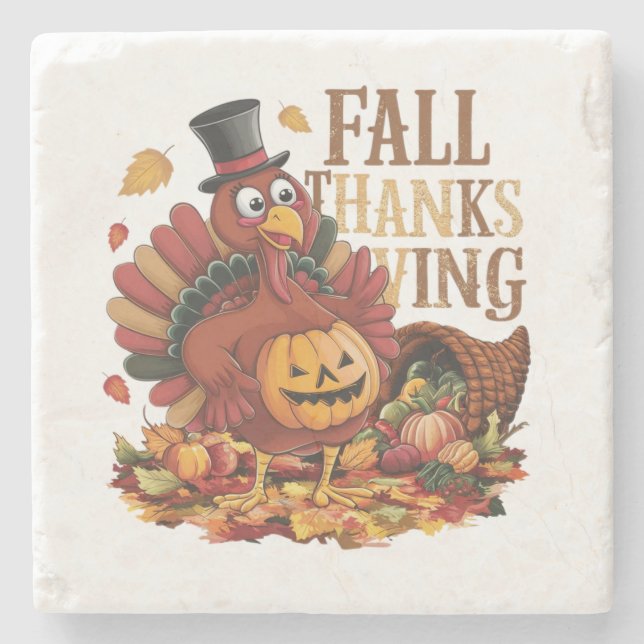 fALL-THANKSGIVING Stenunderlägg (Framsidan)