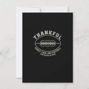 Fall Thanksgiving - tack för fotboll Desi Inbjudningar