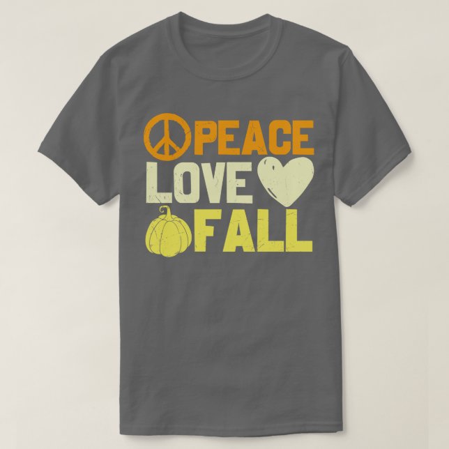 Fall Thanksgiving Tshirt Fall Gift T Shirt (Design framsida)