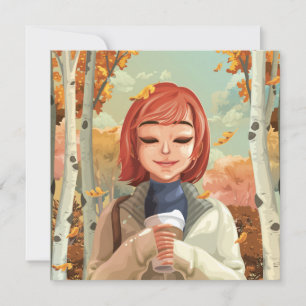 Fall Thated Julkort
