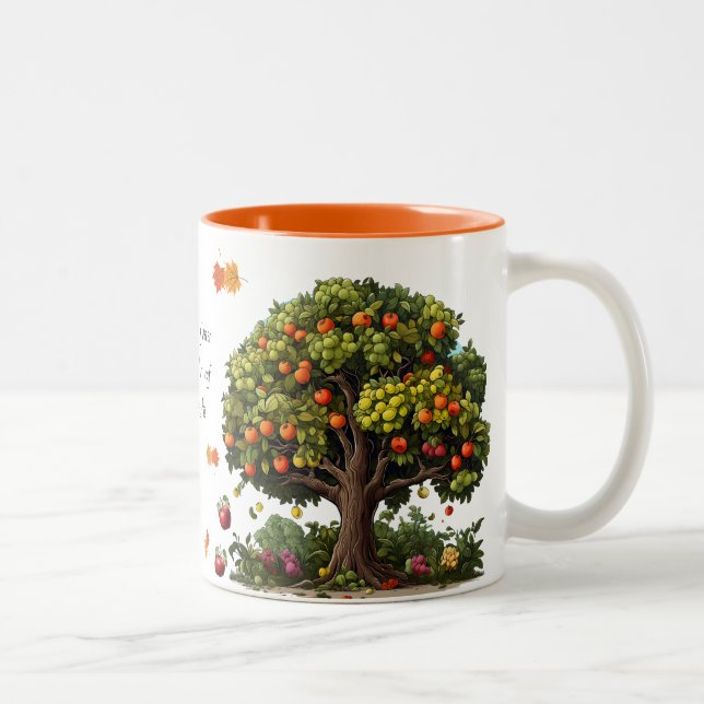 Fall Theme Bible Verse Mugg (Höger)