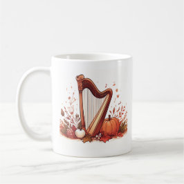 Fall Theme Harp Pumpkin Mugg