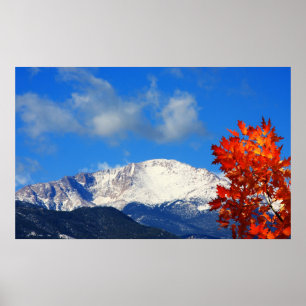Fall Time i färgämnet Rocky mountains Poster