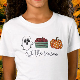 Fall Tis - sädesskriptet Ghost Apples Pumpkin T Shirt