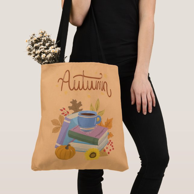 Fall Tote Bag Tygkasse (Närbild)