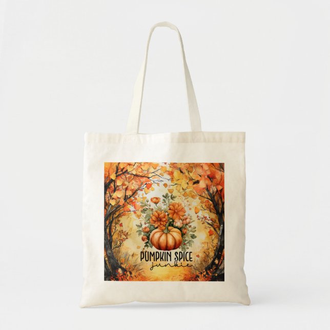 Fall Tote Bag Tygkasse (Framsidan)