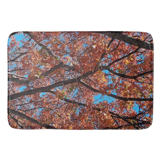 Fall träd bathmat badrumsmatta (Framsidan)