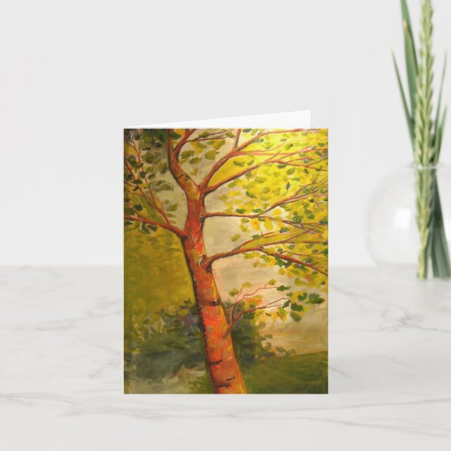 Fall Träd Kort (Framsida)