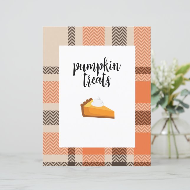 Fall Treat Bord Poster (Stående Fram)