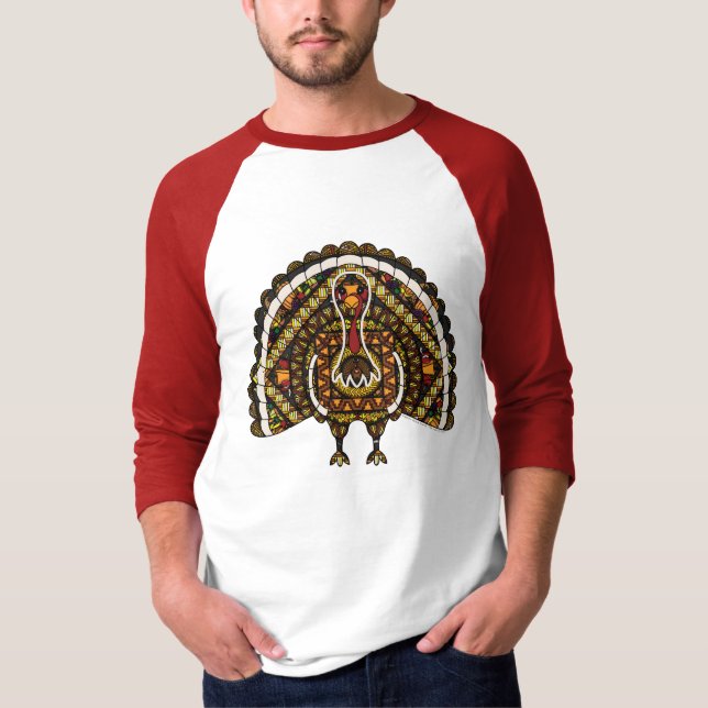 Fall Turkey Manar ljusshirt T Shirt (Framsida)