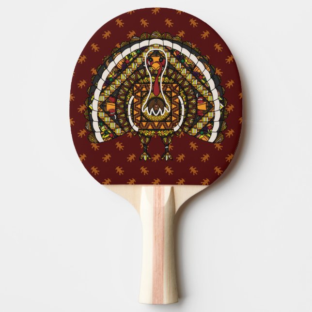 Fall Turkey Ping Pong Paddle Pingisracket (Framsidan)