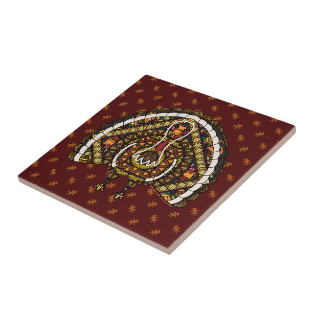 Fall Turkey Tile Kakelplatta (Sidan)