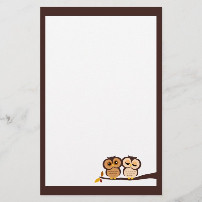 Fall Uggla Brevpapper (Framsida)