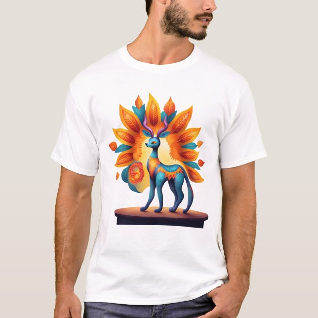 Fall Unique Alebrije T Shirt (Framsida)