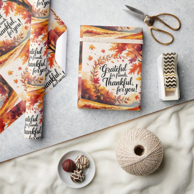 Fall vänskaplig presentpapper (Hantverk)