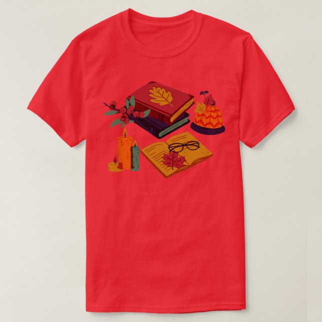 Fall Vibes2 T Shirt (Design framsida)