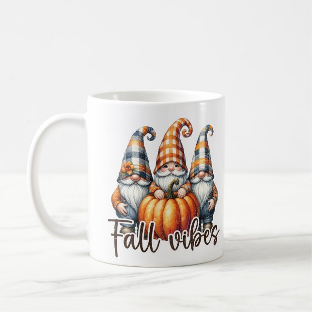 Fall Vibes Cozy Autumn Mug Kaffemugg (Vänster)