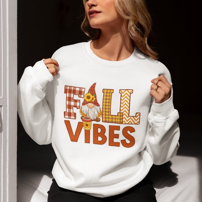 Fall Vibes Cute Autumn Gnome T Shirt (Skapare uppladdad)
