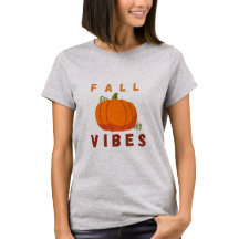 Fall Vibes - Cute Pumpkin Autumn T-Shirt