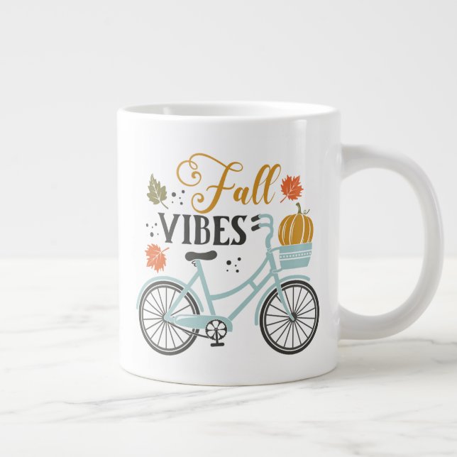 Fall Vibes efter cykel Jumbo Mugg (Höger)