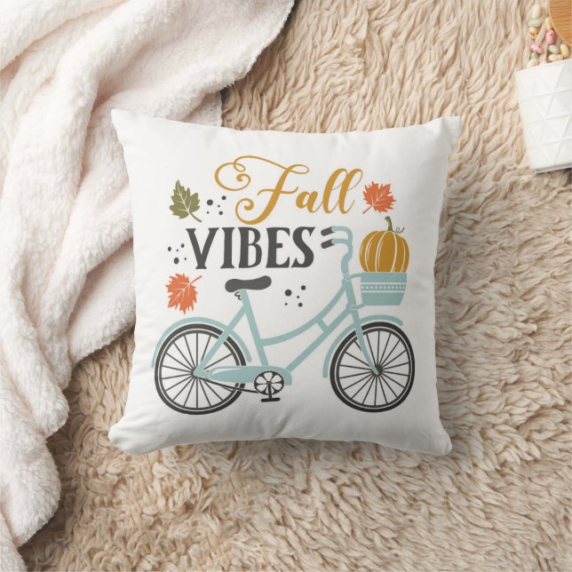 Fall Vibes efter cykel Kudde (Filt)