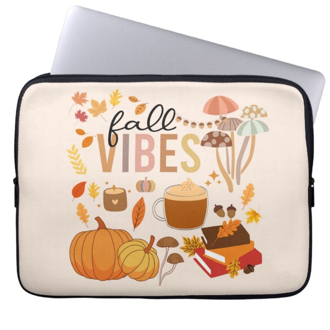 Fall Vibes Laptop Fodral (Framsidan)
