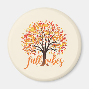 Fall Vibes - Mysiga Fall Träd Magnet