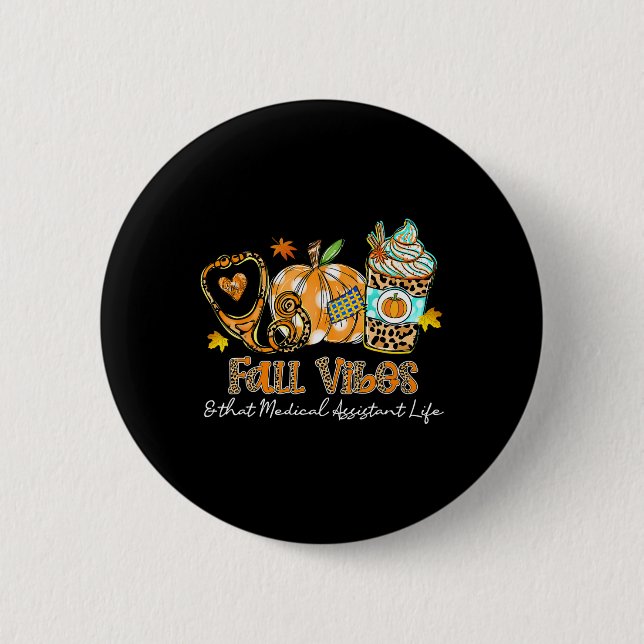 Fall Vibes och den medicinska Istant Life Stethosc Knapp (Framsida)