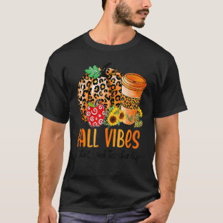 Fall Vibes och Sped Teacher Life Pumpkin än T Shirt