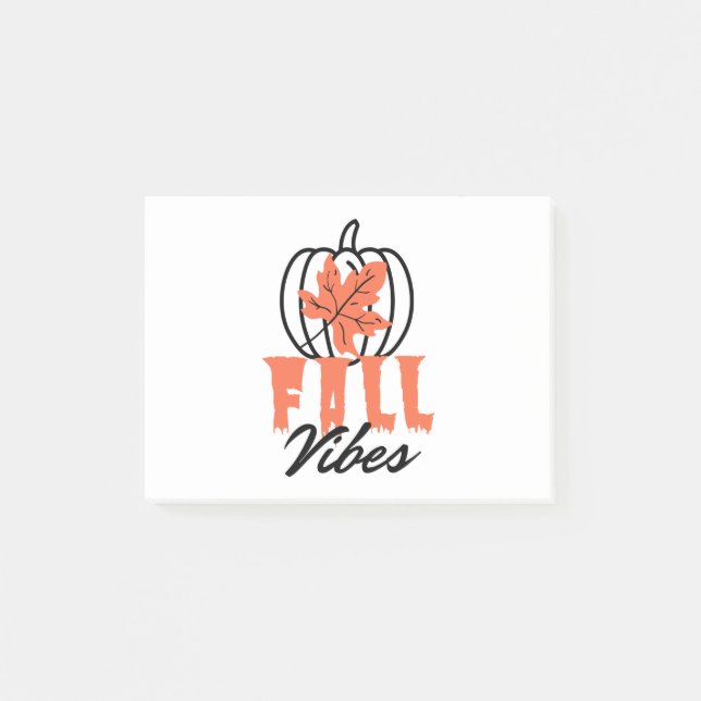 Fall Vibes Post-it Block (Framsida)