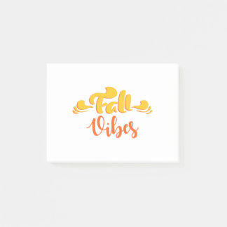 Fall Vibes Post-it Block