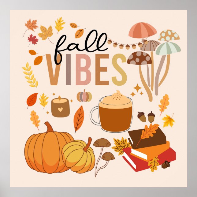 Fall Vibes Poster (Framsidan)
