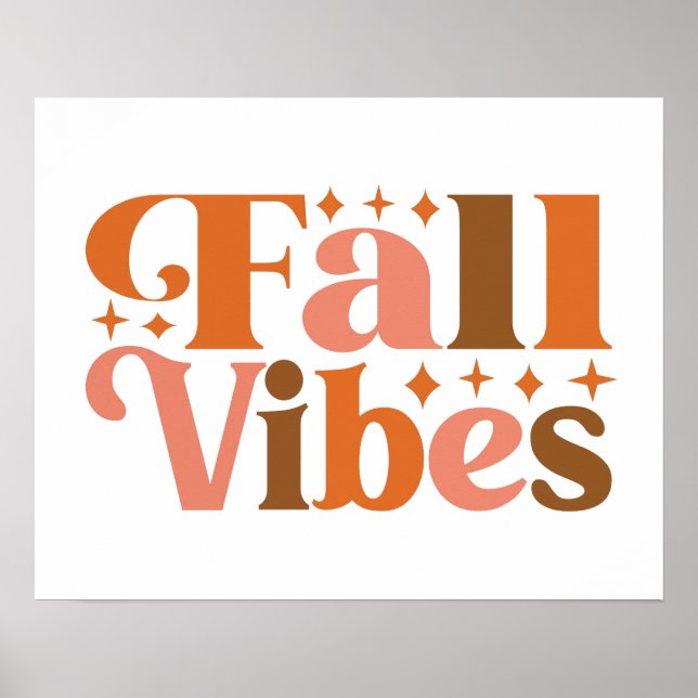 Fall Vibes Poster (Framsidan)