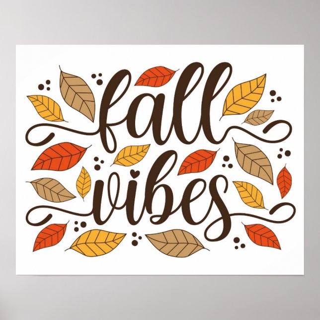 Fall Vibes Poster (Framsidan)