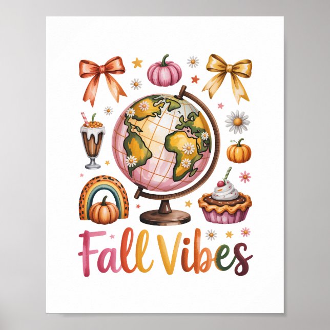 Fall Vibes Poster (Framsidan)