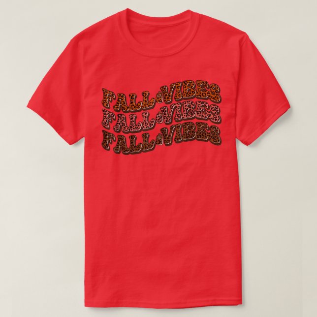 Fall vibes pumkin spice blommigt söt höstpumpa t shirt (Design framsida)