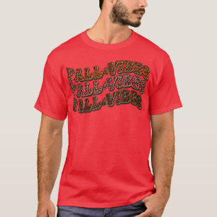 Fall vibes pumkin spice blommigt söt höstpumpa t shirt