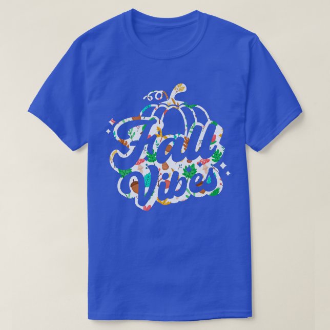Fall Vibes Pumpkin Spice Pumpkin Patch Höst än T Shirt (Design framsida)
