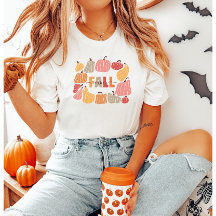Fall Vibes Retro Pumpkins Colorful