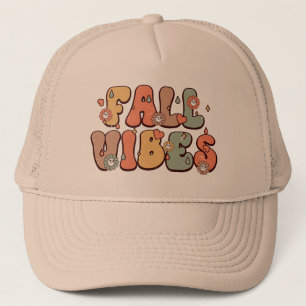 Fall Vibes Retro Typography Mood Flowers Keps