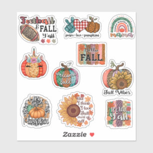 Fall Vibes Stickers Pack Klistermärken
