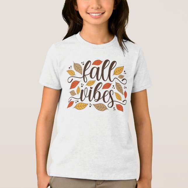 Fall Vibes T Shirt (Framsida)