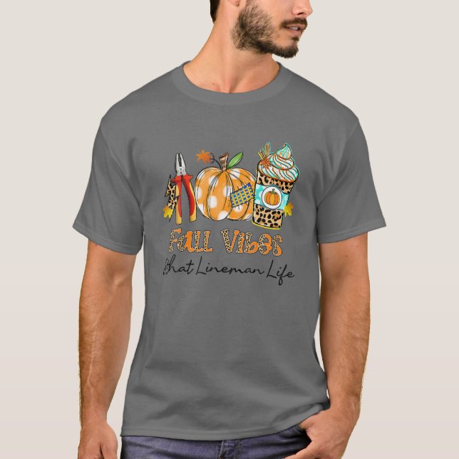 Fall Vibes T Shirt (Framsida)
