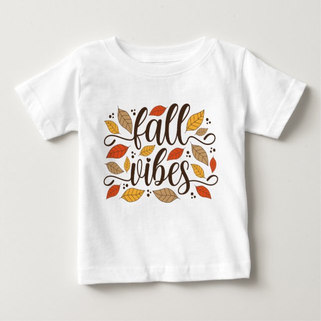 Fall Vibes T Shirt (Framsida)