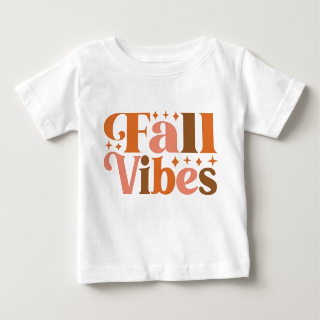 Fall Vibes T Shirt (Framsida)